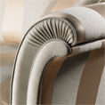 David Gundry Florence Arm pleat detail